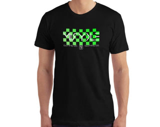 Men’s MIRYKLE Green Checkered Logo T-Shirt