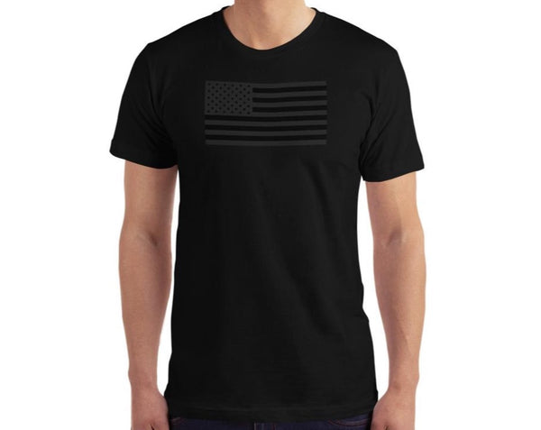 Men’s Black American Flag T-shirt