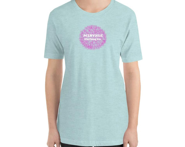 Women’s Short-Sleeve T-Shirt Pink Logo