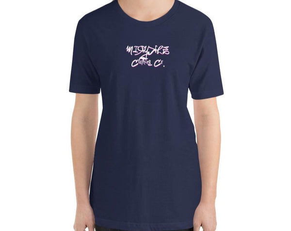 Women’s Short-Sleeve T-Shirt White And Pink MIRYKLE