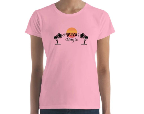 Women's Short Sleeve Tropical T-shirt