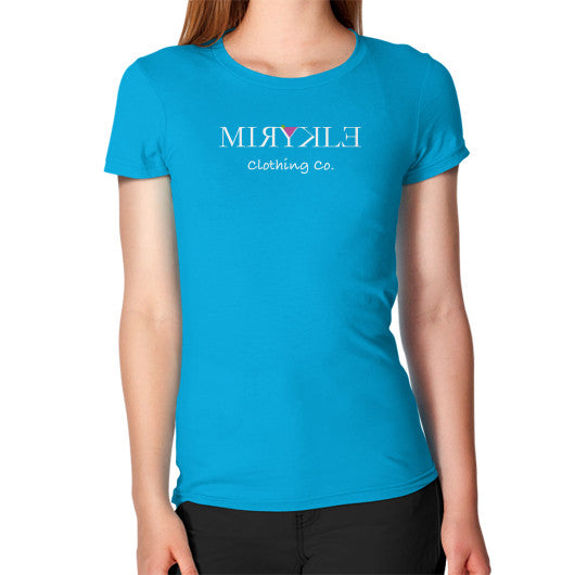 Women's T-Shirt Teal MIRYKLE Clothing Co.
