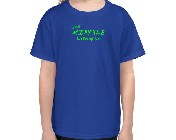 Youth Short Sleeve T-Shirt Green Little MIRYKLE